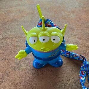 Disney World Pixar Toy Story Three-Eyed Alien Martian drink holder
